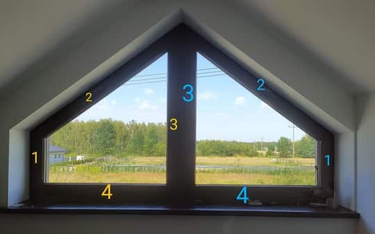 Plisy na okna trapezowe