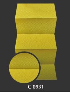 tkanina plisy kod C0931 - kolor Zielony - Plisa jednolita Półprzezroczysta (Parametry: Odbicie światła 31%, Przepuszczalność 14%, Wchłanianie 55%, Gramatura 103 g/m2, Grubość 0.2 mm, Skład 100% PES) - Marka: Verosun Warszawa Kobyłka