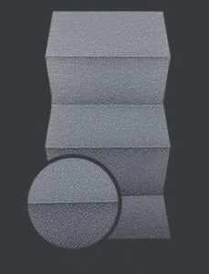 tkanina plisy kod OPAL 112 - kolor szary - Plisa jednolita Półprzezroczysta (Parametry: Gramatura 80 g/m2, Grubość 0.12 mm, Skład 100% PES) - Marka: Verosun Warszawa Kobyłka